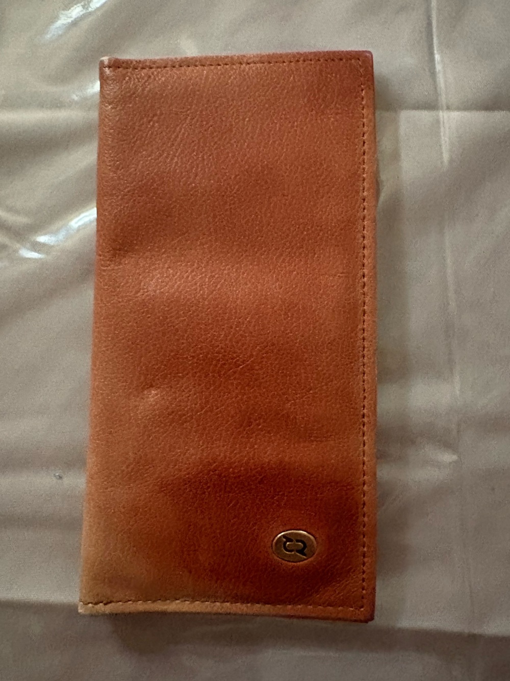 Vintage Rolfs Golden O Circle Cowhide  Wallet